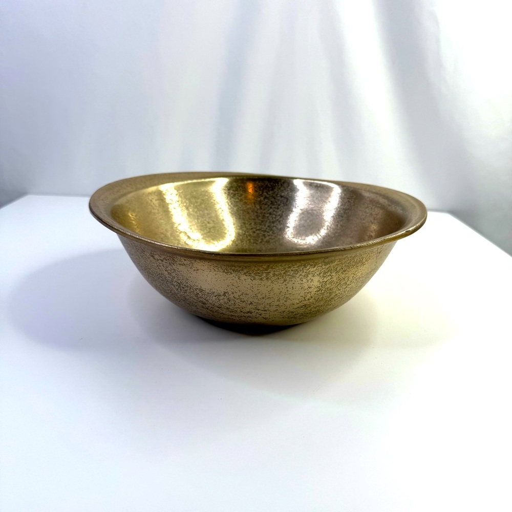 Cravings by Chrissy Teigen Bronze Gold Rough Aluminum Bowl